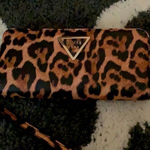 LEOPARD GUESS WALLET